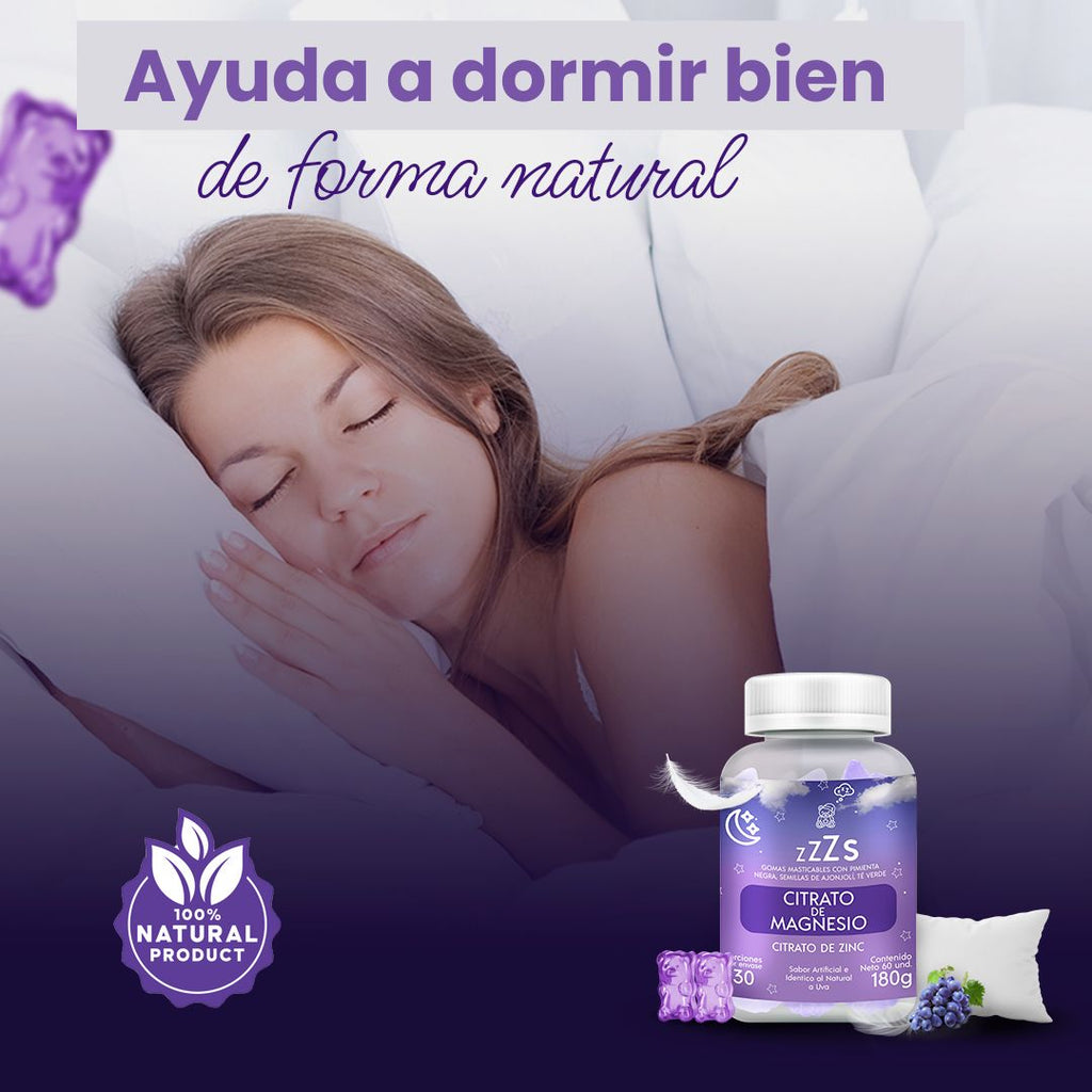 Dulces Sueños - Gomitas de Citrato de Magnesio 100% NATURAL😴 INVIMA☑️